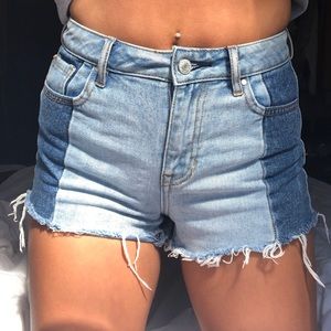 Pacsun Two- Toned High Wasted Shorts